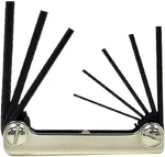 Wright Tool 9E20811 Metal Fold-up Hex Key Sae Pcs Set .050INCH 5/32INCH. Fixed Price $11.58.