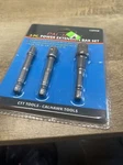 Cal-hawk Drill Socket Bit Adapter Power Extension Bar 3PC Set 1/4" 3/8" 1/2". Fixed Price $7.19.