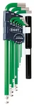 Eight Tool TEL-S9NPGR Taper Head Hex Key Set Of Pcs. Includes Cheater Bar. Fixed Price $64.50.