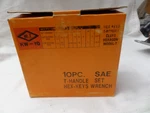 Wt KW-10 Sae Handle Hex Keys Allen Wrench Set Pieces. Fixed Price $22.69.