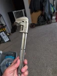 Vintage Nos 11" Diamond Tool & Horseshoe Co Adjustable Monkey Pipe Wrench C-711. Fixed Price $35.00.