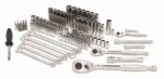 118-PC. Mechanics Sae/metric Socket Tool SET,1/4,3/8 & 1/2 In. Drive TV1184829. Fixed Price $189.67.