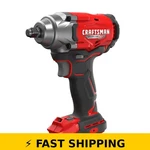 Craftsman V20 Cordless Impact Wrench 1/2" Bare Tool. Fixed Price $138.99.