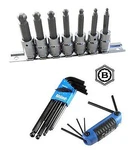 Britool Hallmark 3/8" Ball End Hexagon Bit Socket + Free Key Sets. Fixed Price $51.38.