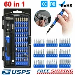 122 In Precision Screwdriver Set Computer Repair Tool Kit Acssart Magnetic Bit. Fixed Price $8.99.