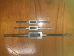 3X Hand Reamer Tapping Wrenches: NO.1, & For Size: M1-M6 +M3-M12 +M6-M20. Fixed Price $39.33.