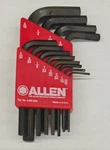 Allen 12-PIECE Wrench Hex Key Set .050" To 5/16" No. 56108 Usa. Fixed Price $14.95.