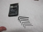 Sears Craftsman 6PC Hollow Set Screw Key Assortment 9 46685. Fixed Price $12.99.