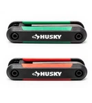 Husky Hex Key Set Sae Metric Folding Ball End Hand Tool With Marking 17 Piece. Fixed Price $15.79.