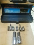 Cal-hawk 7 Pc 3/8" 1/2' Drive Hex Key Allen Head Socket Metal Case ASSHB10 Sae. Fixed Price $16.99.