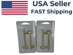 2 Pack - Hillman Brass Plated Skeleton Key. Fixed Price $9.99.
