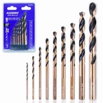 9-PIECE Twist Drill Bits SET,3 Flat Shank With 135 Split Point,jobber .... Fixed Price $10.63.