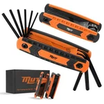 17PC Folding Allen Wrenches Sets Includes Metric And Sae Hex Key. Fixed Price $15.99.