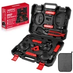 Sedy 10PC Oil Filter Wrench Set 2-3/8-4-3/4 Swivel Ratchet Tool Kit. Fixed Price $68.99.