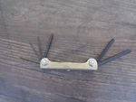 Allen Jac-key Folding Hex Wrench Set 650M Metric 1.5-6. Fixed Price $10.00.