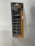 Gearwrench Pc. 1/2" Drive Hex Bit Metric Socket Set 6,8,10,12,14,17 And 19 Mm. Fixed Price $14.99.