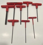 Craftsman Red T-handle Hex 8 Pc Set #46546. Fixed Price $19.59.