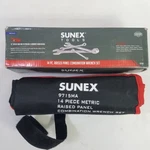 Sunex 14 Piece Metric Raised Panel Combination Wrench Set 9715MA 6MM To 19MM. Fixed Price $56.99.