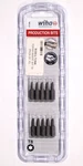 10 Piece Pack Of Wiha, T8 Torx Bits, 1/4" Drive, 1.0" O.a.l. 71508. Fixed Price $15.05.