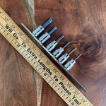 Usa Armstrong 6 Pc Sae 3/8" Chrome Hex Bit Socket Driver Set 4MM To 10MM. Fixed Price $43.49.