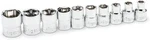 Gearwrench 10 Piece 1/4" Drive 6 Point Sae Stubby Socket Set - 81395. Fixed Price $49.99.