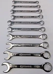 Kobalt 23441 - 23449 Piece Midget Combination Wrench Set 3/16" 7/16" Usa. Fixed Price $10.00.