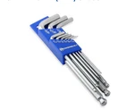 Powerbuilt 640081 Sae Hex Key Set 9-PIECE Long Arm Allen Wrench Mechanic Tool. Fixed Price $44.98.