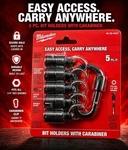 Milwaukee 48-32-4537 5PC Bit Holder W/ Carabiner Durable Magnetic Storage. Fixed Price $14.30.