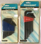 Vtg Silverline Imperial & Metric 2 Sets Of Hex /allen Wrenches Flat Ball Ends. Fixed Price $27.00.