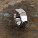 Silver Hex Nut Ring Shaped Geometry 925 Sterling Unisex. Fixed Price $15.75.