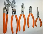 Pittsburgh 5 Pc Various Plier Set Carbon Steel Linesman Long Nose Cutter. Fixed Price $14.99.