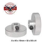 Anodization Aluminum Alloy Handwheel 8MM Bore 40MM Knurled Knob Wrench. Fixed Price $13.80.