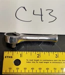 Snap-on Tools TMK739 Stubby 1/4 Drive Chrome Ratchet Made In Usa. Fixed Price $74.95.
