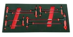 Britool Hallmark HPKSET8 Piece T-handle Hexagon Key 2 10MM In Foam .... Fixed Price $44.09.