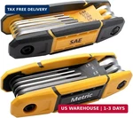 Mulwark 17PCS Folding Allen Wrench Set Metric & Standard Sae - Key Tool 2 Pack. Fixed Price $34.42.