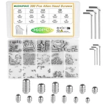 360 Pcs Allen - Hex Socket Head, Grub Set. Fixed Price $13.01.
