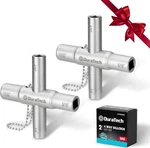 Duratech Way Sillcock Key Set, 1/4", 9/32", 5/16", 11/32", 2-PACK, For Valve,. Fixed Price $19.92.