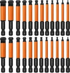 Ball End Hex Head Wrench Drill Bit Set, 24PCS 2.5 Inch Metric & Sae.... Fixed Price $34.99.