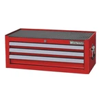 Westward Intermediate Chest, 3-DRAWERS, Powder Coated Red, 26.5" X. Fixed Price $303.60.