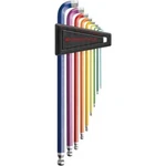 Pb Swiss Tools Multi-angle Rainbow Ball Long Wrench 2222LH-10RB Set Of 9. Fixed Price $121.33.