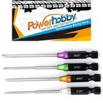 Powerhobby 1/4" Tool Tip Hex Driver Mip Standard 0.05'' 1/16'' 5/64'' 3/32''. Fixed Price $24.95.
