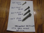 Vice Grip Replacment Adj. SCREWS;2071904,1905,1907,1910-SET Of 4(V.SM,SM,MED,LG). Fixed Price $14.69.