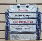 Snap-on Tools Usa 8PC Soft Grip T-handle Ball Hex Wrench Set AWBMCG1600. Fixed Price $99.99.