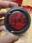 2" Round Red Trailer Marker/clearance Light 3 Leds Includes Rubber Grommet. Fixed Price $8.09.