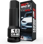 1/2-INCH Drive Mm Hex Impact Bit Socket, H18 Allen Metric,. Fixed Price $15.99.