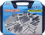 Channellock 39067 132 Pc Metric & Sea 3/8" 1/4" Sq Dr Socket Ratchet Spanner Set. Fixed Price $94.12.