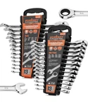 Horusdy Ratcheting Wrench Set 26 Piece Tool Kit Sae & Metric. Fixed Price $50.00.
