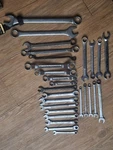 Mixed Usa Combination Wrench Lot Sk Williams Craftsman Klein Napa Westward. Fixed Price $39.99.