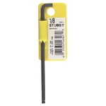 Bondhus 16507 1/8" Stubby Ball End L-wrench Tagged & Barcoded 1EA. Fixed Price $6.43.