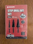 Ezarc Step Drill For METAL,M35 Cobalt Unibit Set 1/8"-7/8. Fixed Price $43.77.
